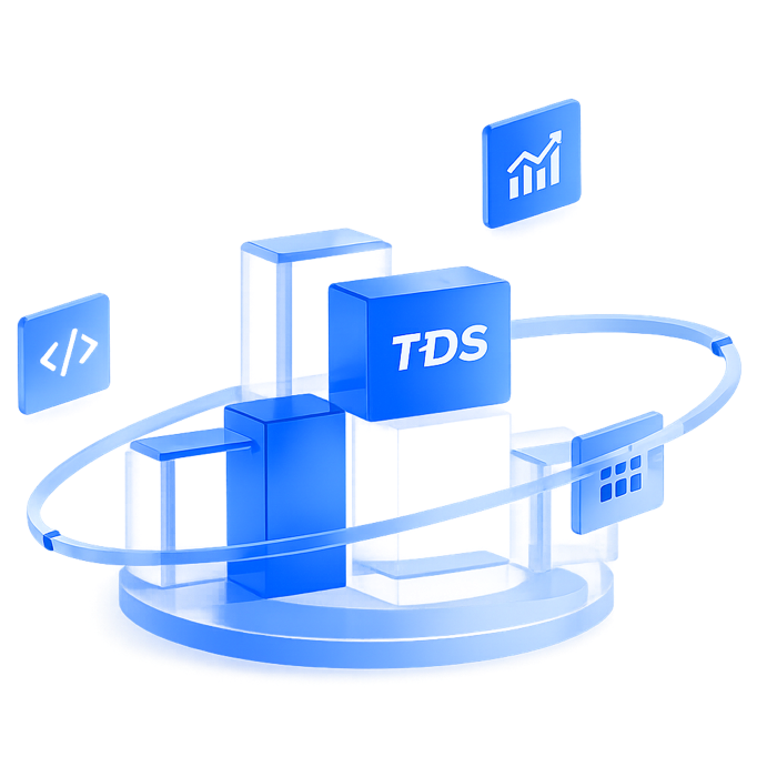 TDS 产品矩阵研发场景插画